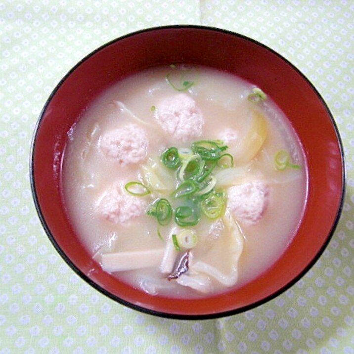 鶏団子とんこつスープ レシピ 作り方 By Hime Tarako 楽天レシピ